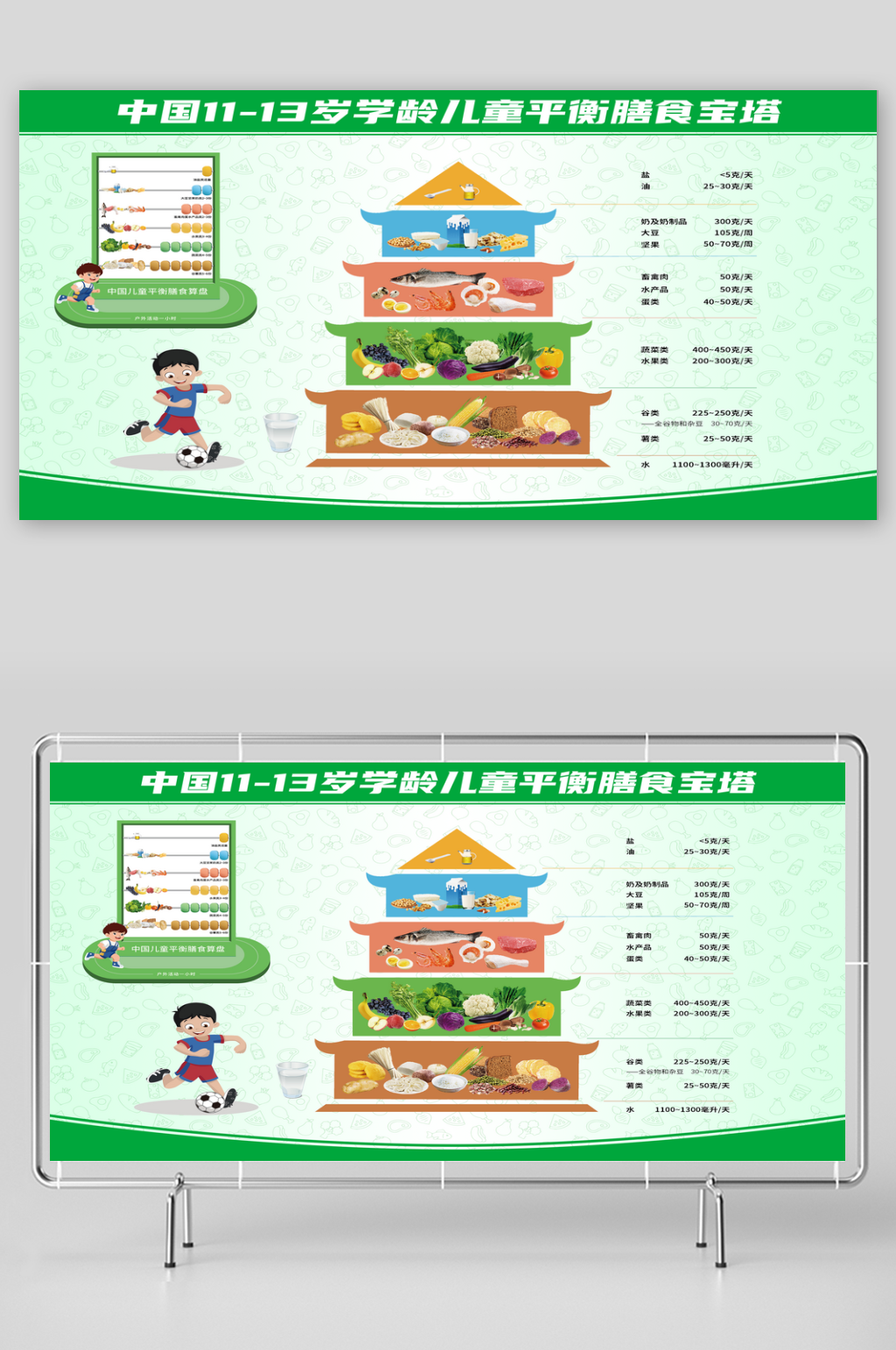 2022年中国居民平衡膳食宝塔素材