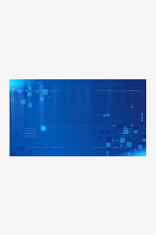 科技年会蓝色活动会议展板背景-众图网