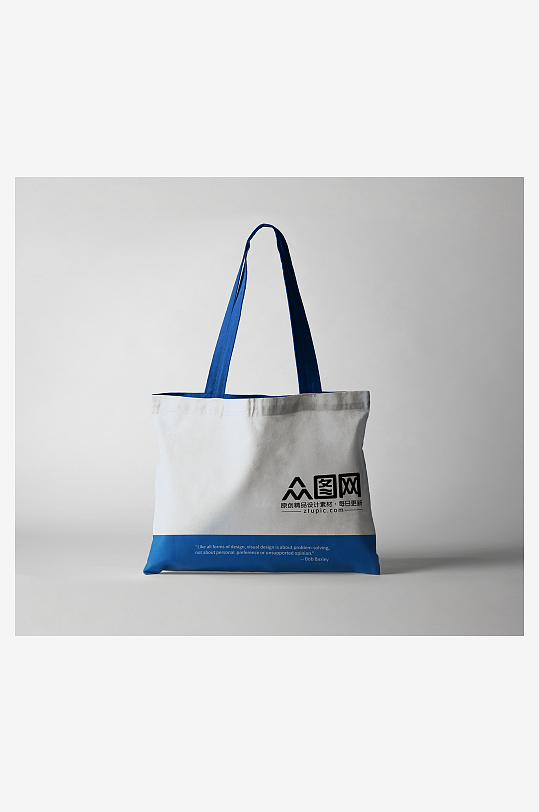 文创布袋帆布袋手提袋vi样机-众图网