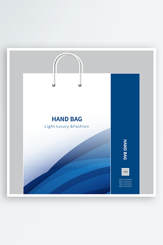 简约商务手提袋设计-众图网