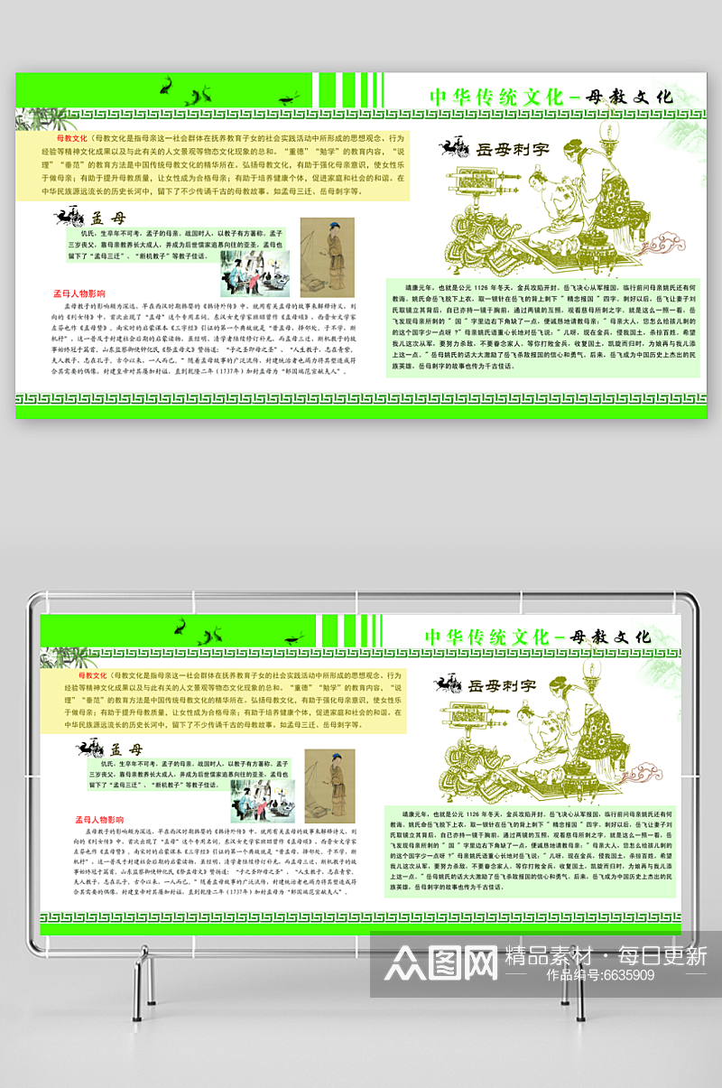 中国传统文化宣传展板素材