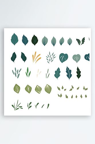 绿植花卉植物图形设计素材