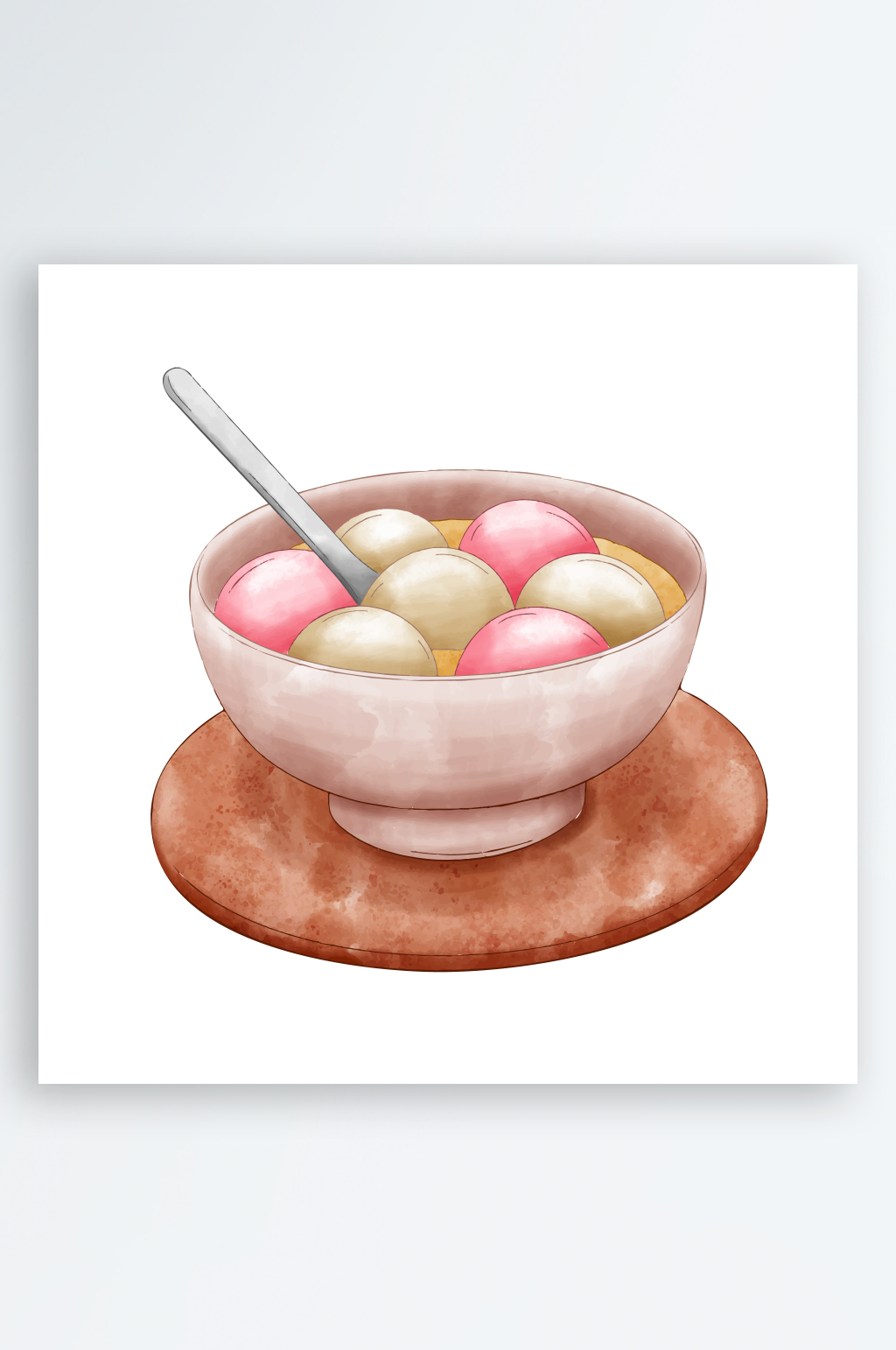 可爱美食汤圆元宵2素材
