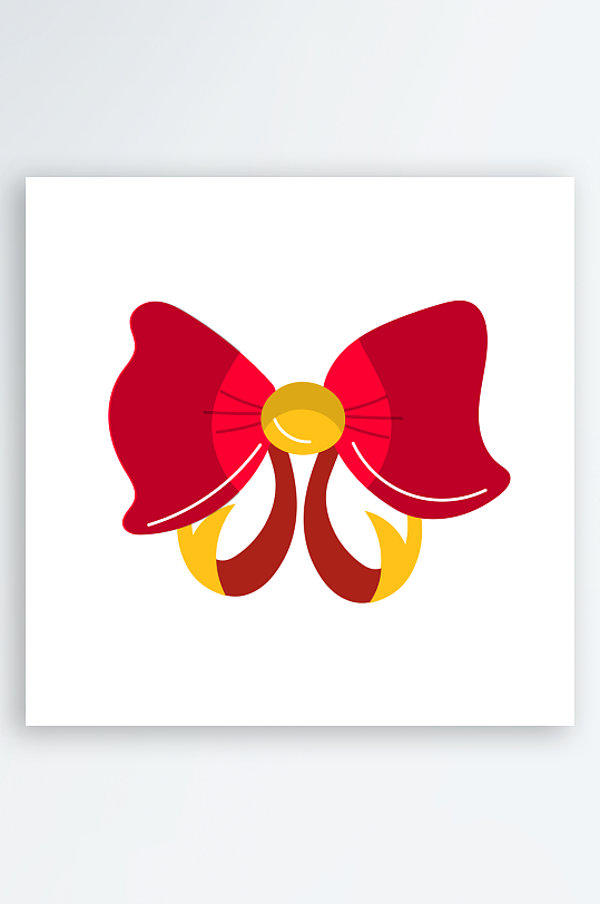 可爱卡通蝴蝶结元素3-众图网