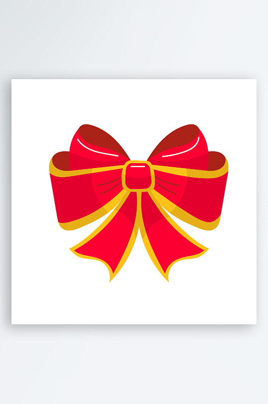 可爱卡通蝴蝶结元素2-众图网