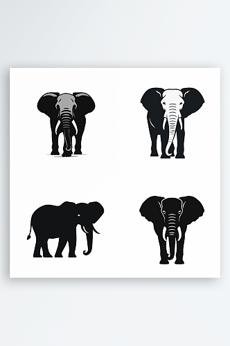 大象元素素材图片