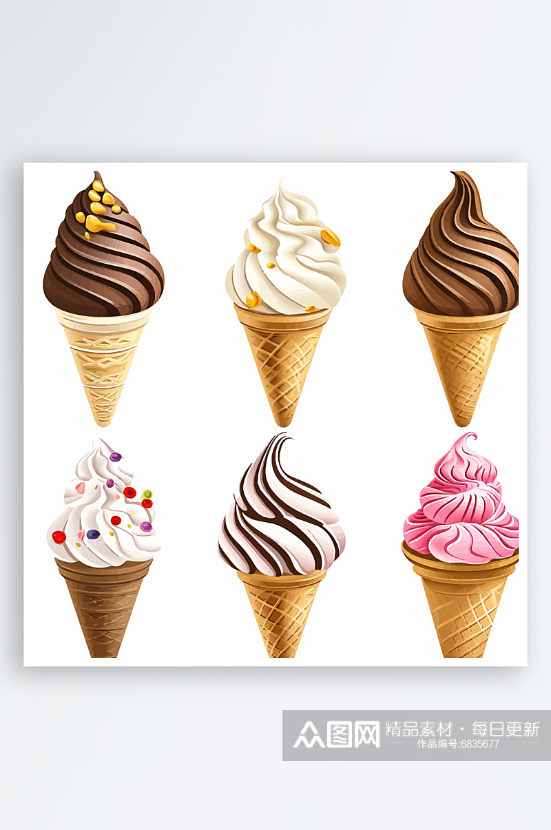 冰淇淋元素素材图片素材