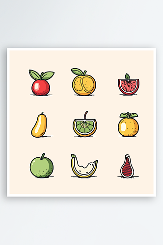 水果图标元素素材图片