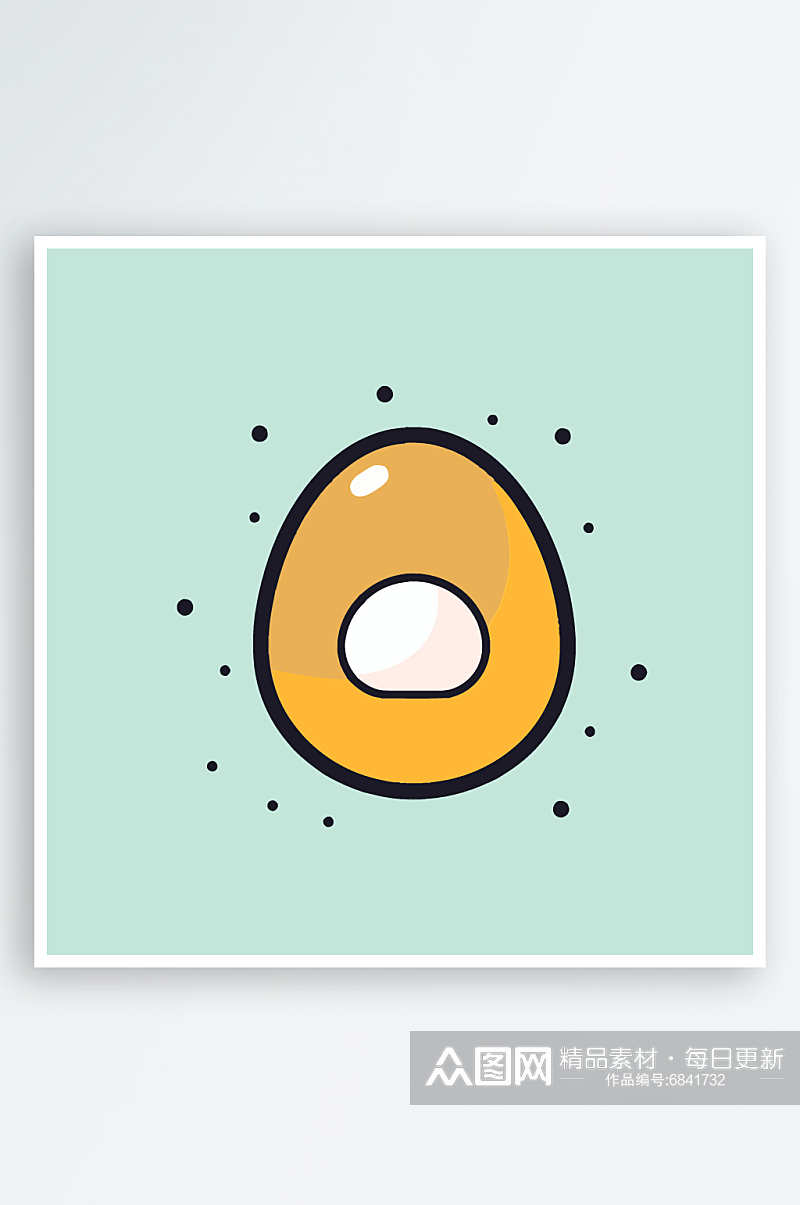 鸡蛋图标元素素材图片素材