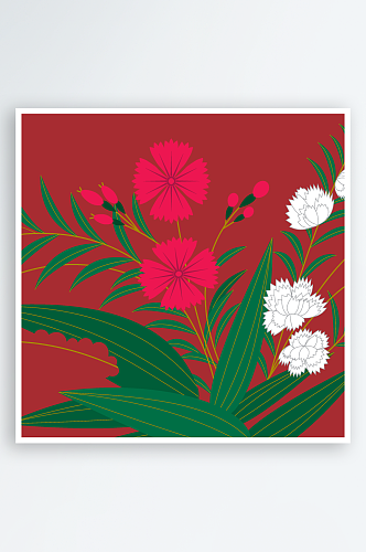 中国风古典花纹底纹背景