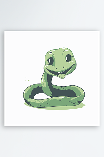 卡通蛇动物素材图片