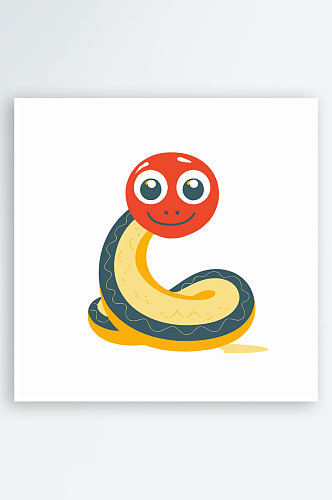 卡通蛇动物素材图片