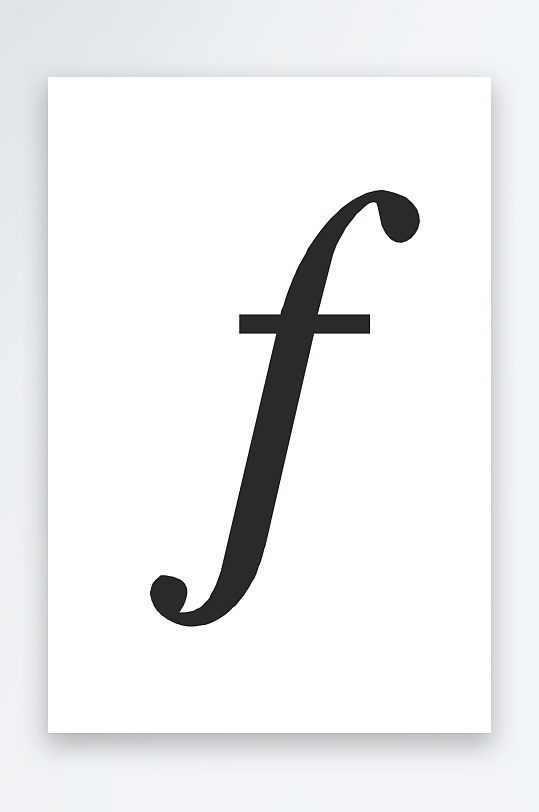 矢量字母艺术字模版