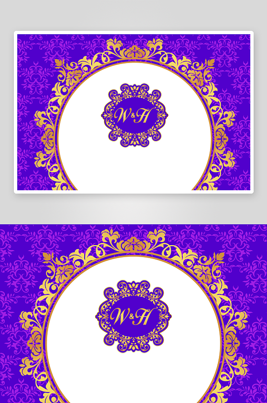 婚礼主题舞台背景模版-众图网