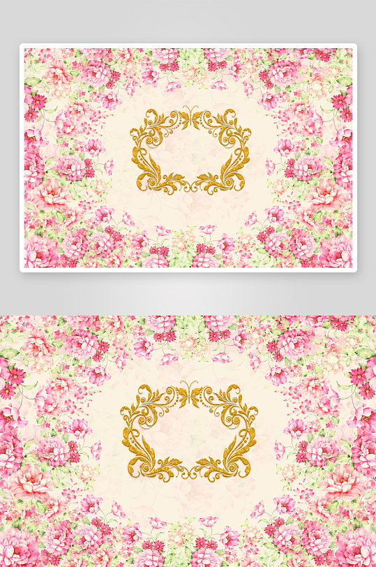 婚礼主题舞台背景模版-众图网