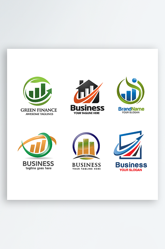 矢量公司企业logo标志模版