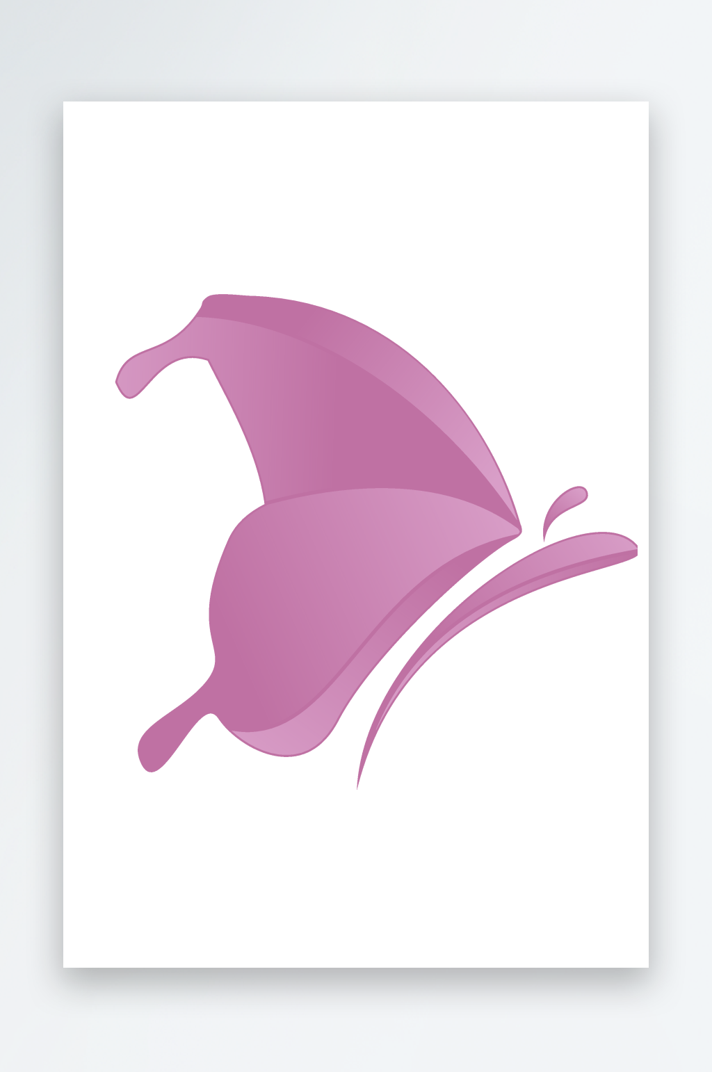 矢量蝴蝶标志logo模版素材素材