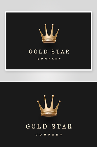 矢量皇冠logo模版