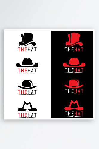 矢量帽子图标标志logo