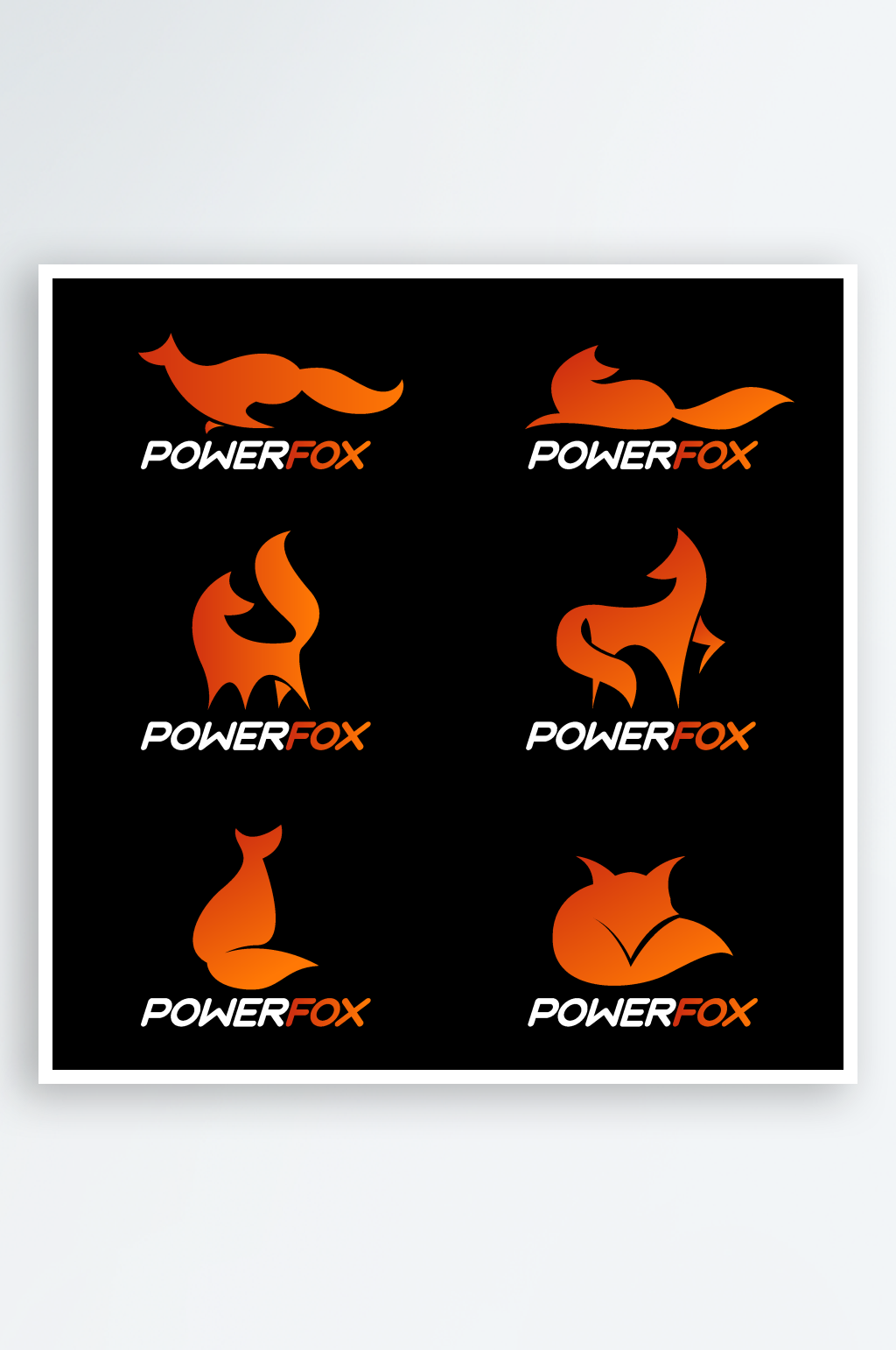 矢量手绘标志logo模版素材