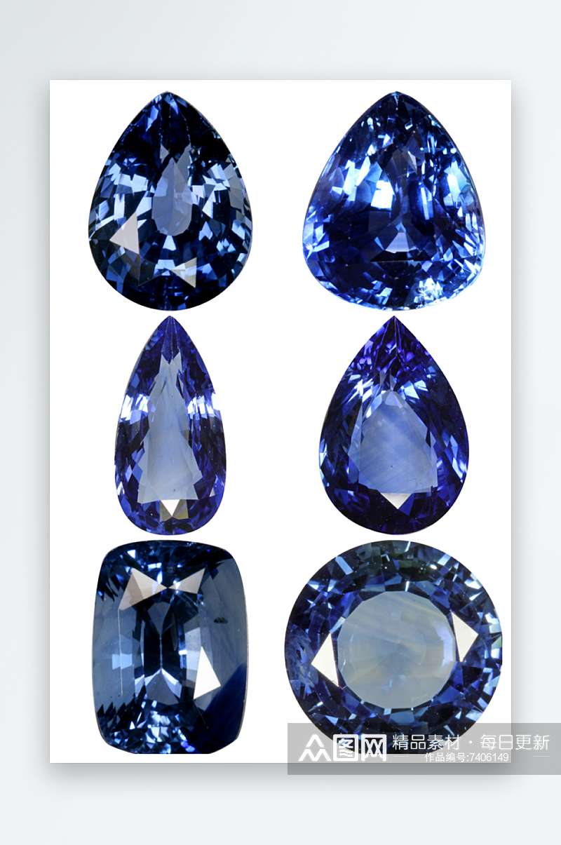 水日钻石设计免抠元素素材
