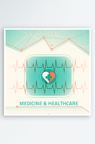 矢量医疗图标插画