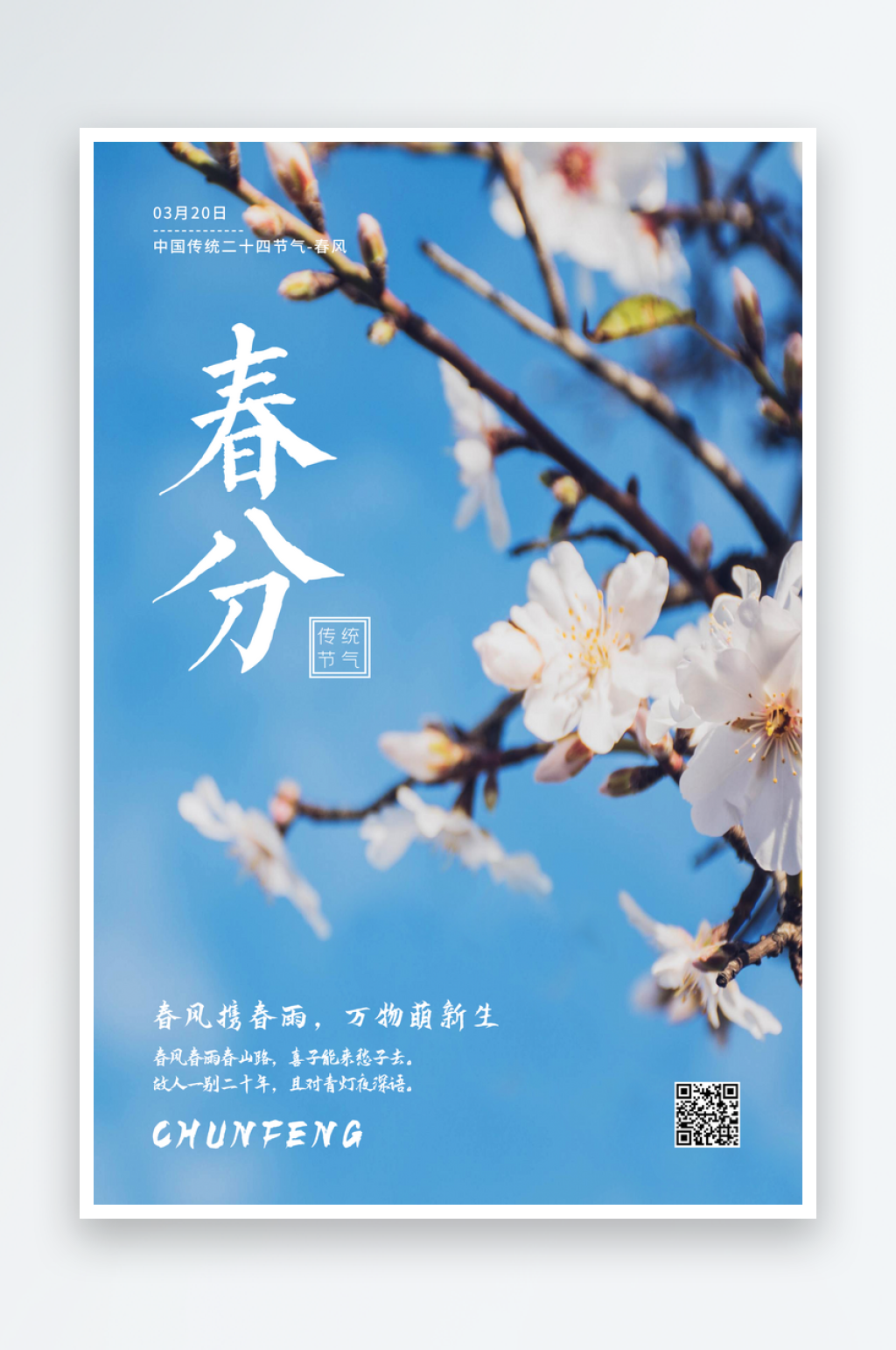 24节气春分立春海报创意海报摄影海报国风素材