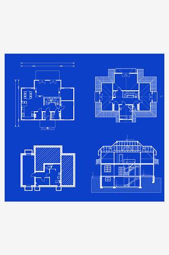 矢量建筑插画素材