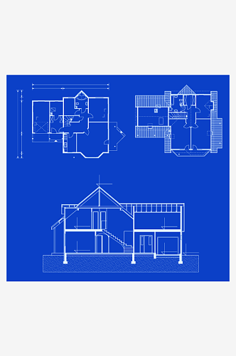 矢量建筑插画素材