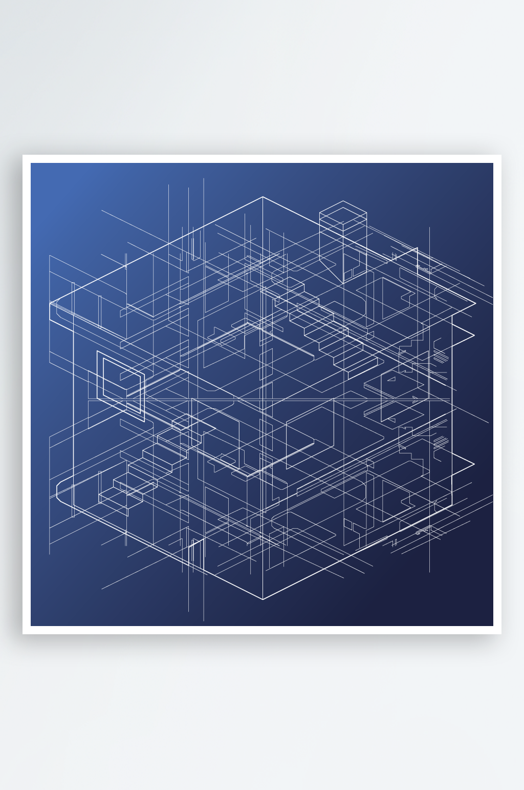 矢量风景画建筑风景画素材素材