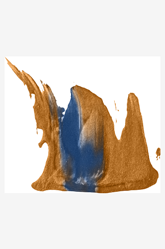油画颜料笔触psd设计素材