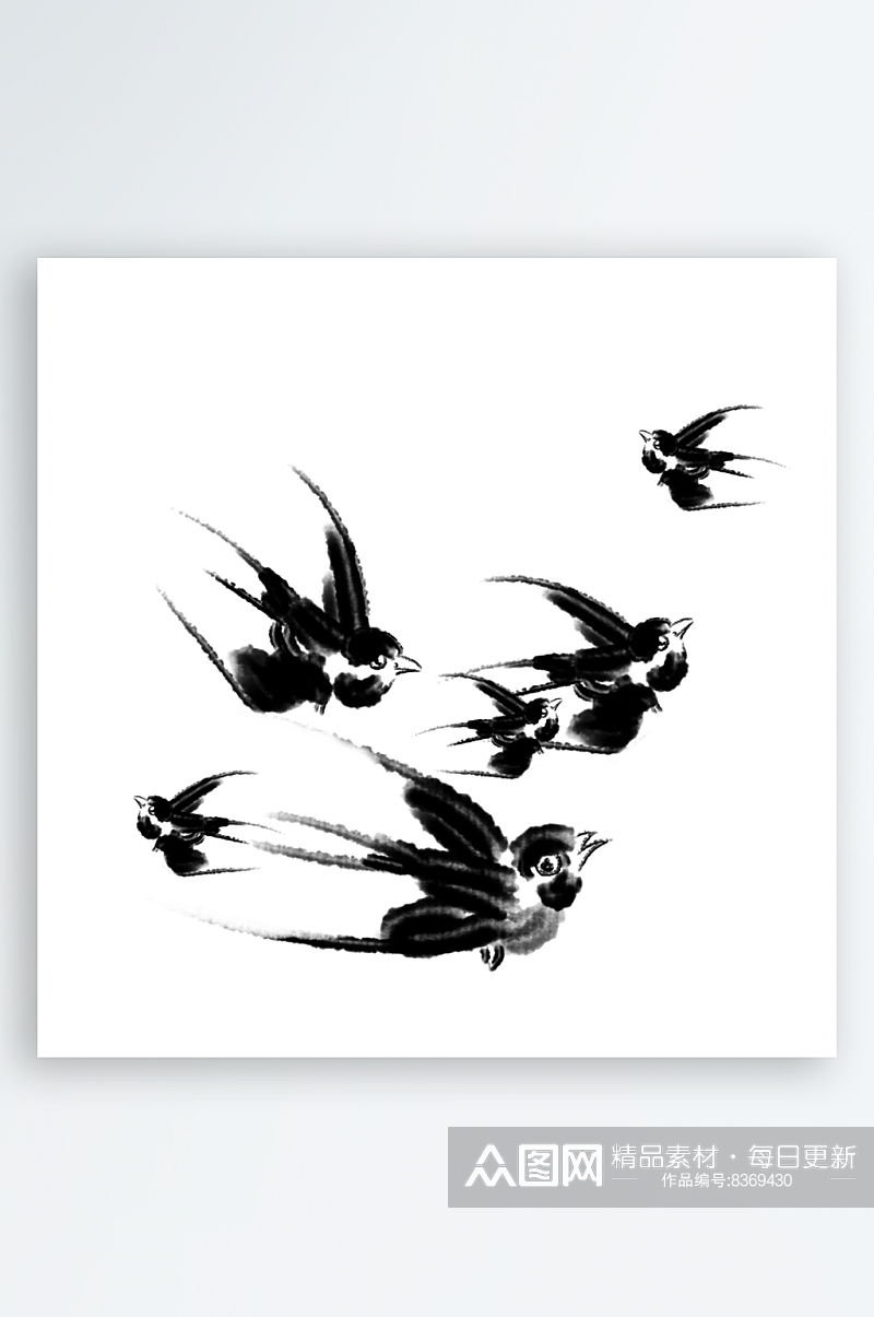 燕子小鸟元素素材海报素材