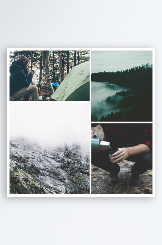 欧美北欧Ins风简约时尚杂志风海报排版