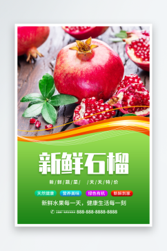 最新原创水果蔬菜海报
