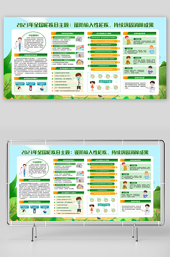 最新原创全国疟疾日展板