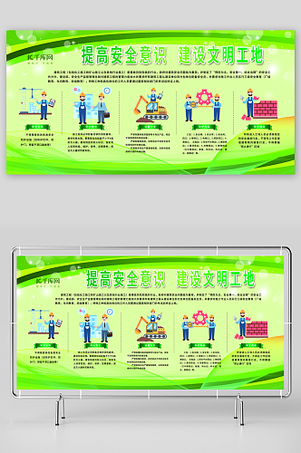 最新原创工地制度宣传展板