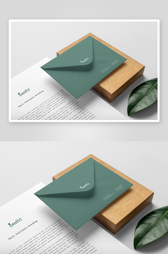 信封卡片VI样机-众图网