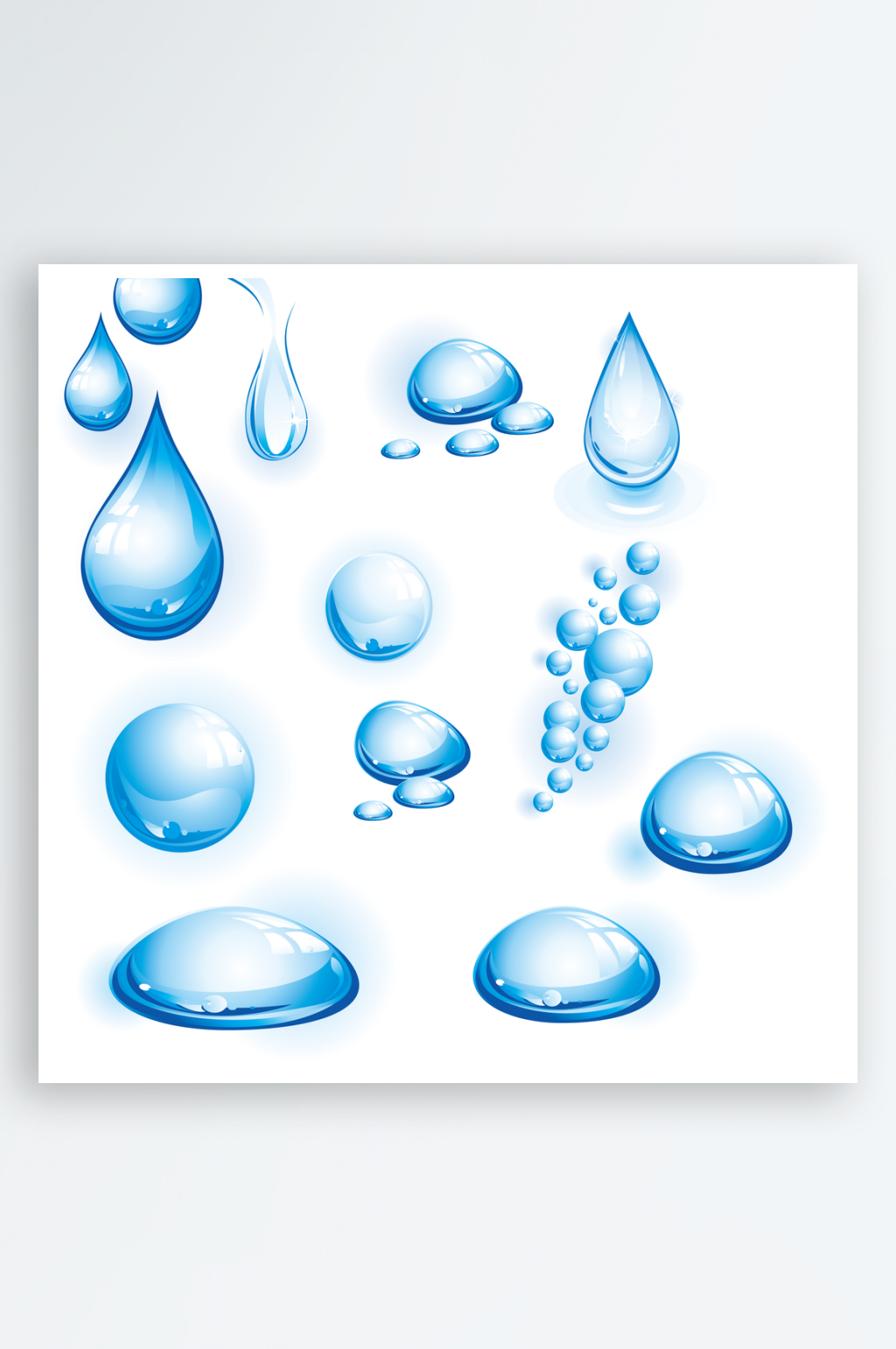 水素材水滴水花水波纹水浪花水花飞溅喷泉涌素材
