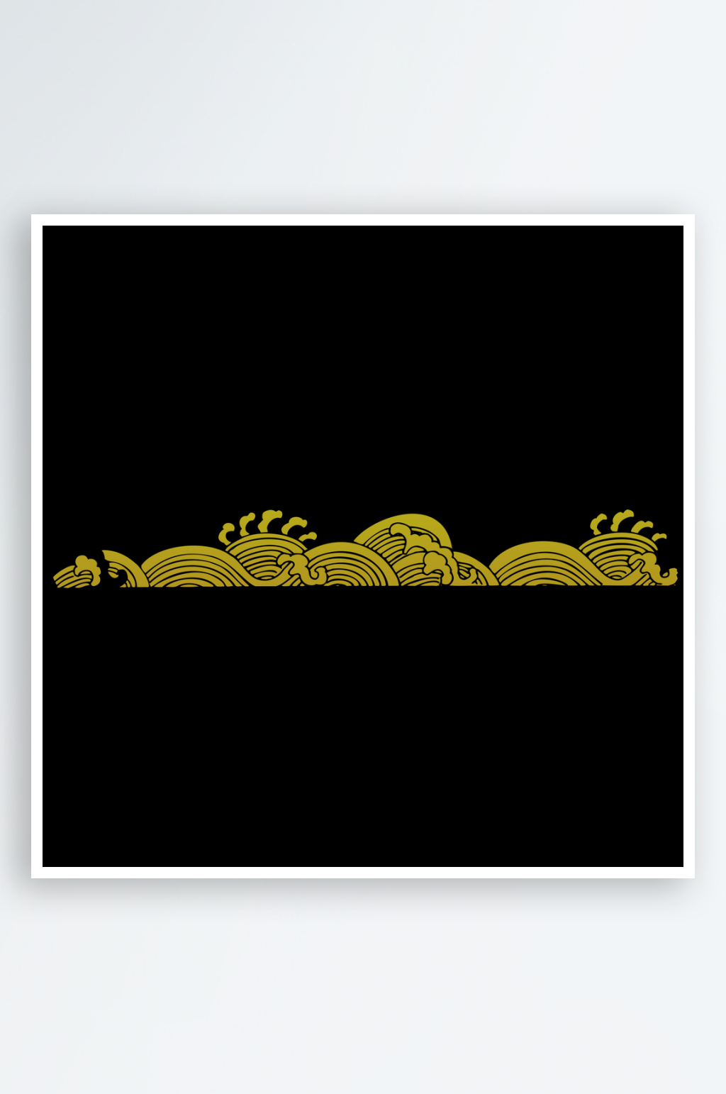 图案金色祥云图案素材