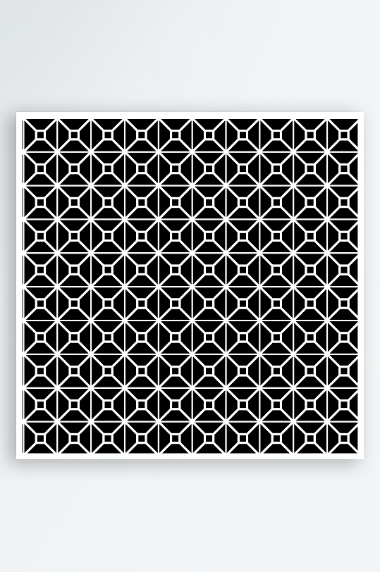 现代抽象黑白几何图案底纹背景AI矢量