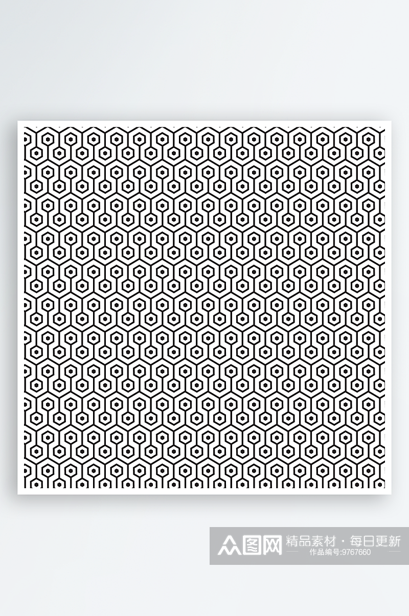 现代抽象黑白几何图案底纹背景AI素材