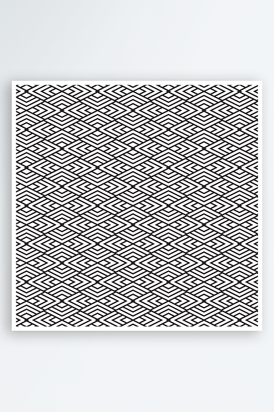 现代抽象黑白几何图案底纹背景