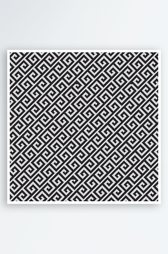 现代抽象黑白几何图案底纹背景