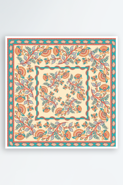 高清复古欧式贵族奢华花纹地毯图案