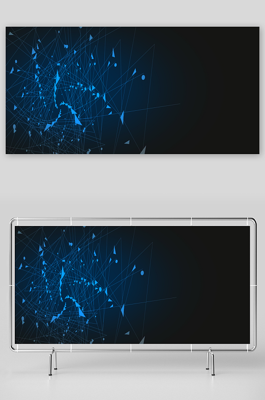 科技主题背景图设计