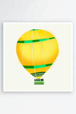 大气热气球免扣元素素材