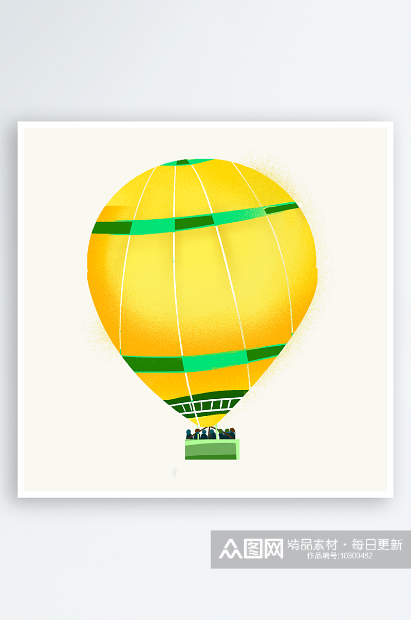 大气热气球免扣元素素材素材