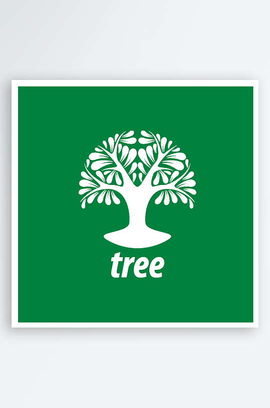 教育矢量树公司标志logo