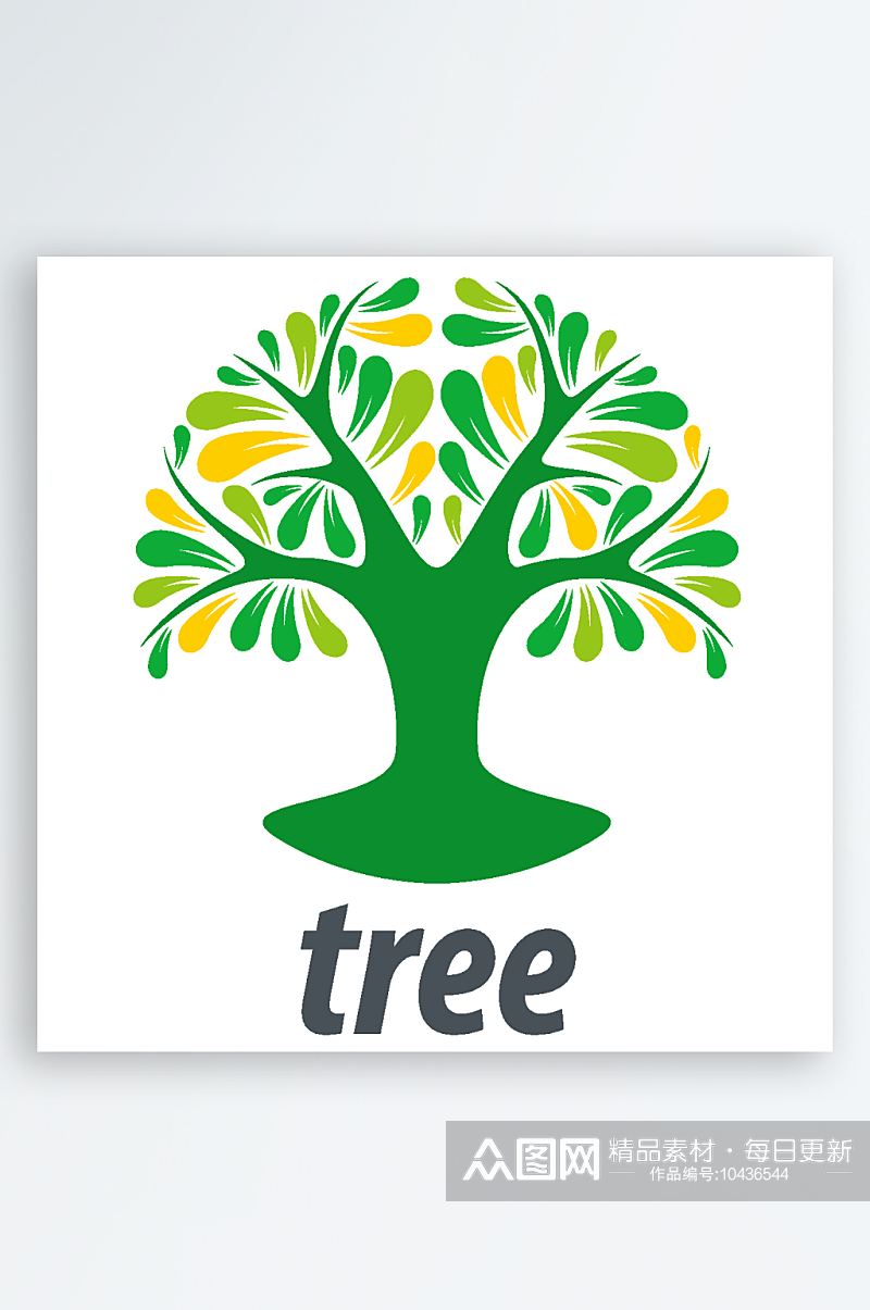 矢量树公司标志logo素材