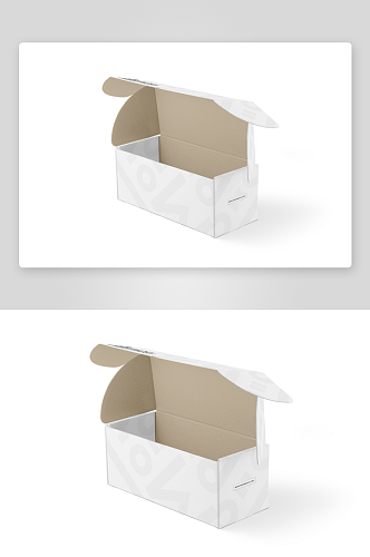 方形纸盒样机设计效果